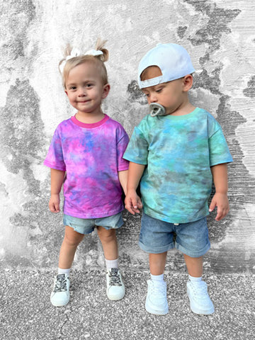 Little Bipsy Watercolor Tee: Pink