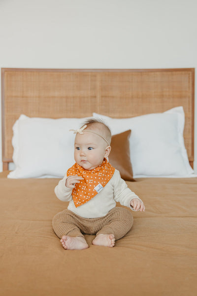 Copper Pearl Bandana Bib Set: Rue