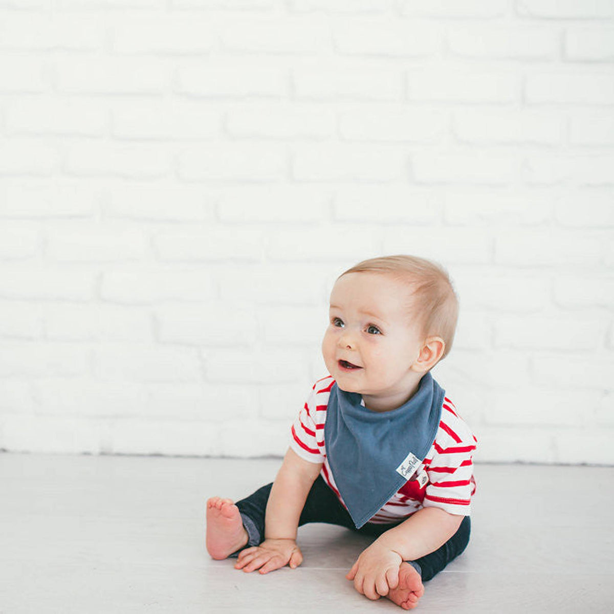 Copper Pearl Bandana Bib Set: Oxford