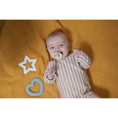 BIBS Pacifiers Classic Round (Single): Ivory