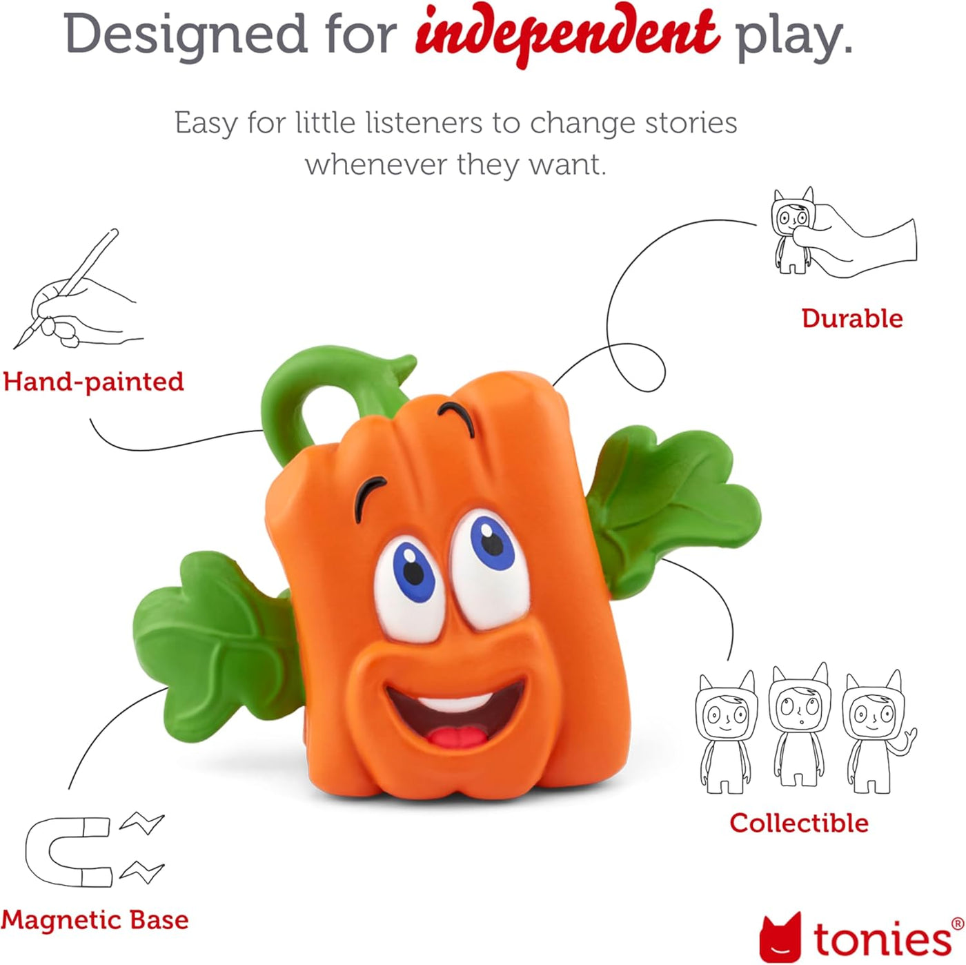 Tonies Audio Play Character: Spookley the Square Pumpkin