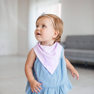 Copper Pearl Bandana Bib Set: Sweetheart