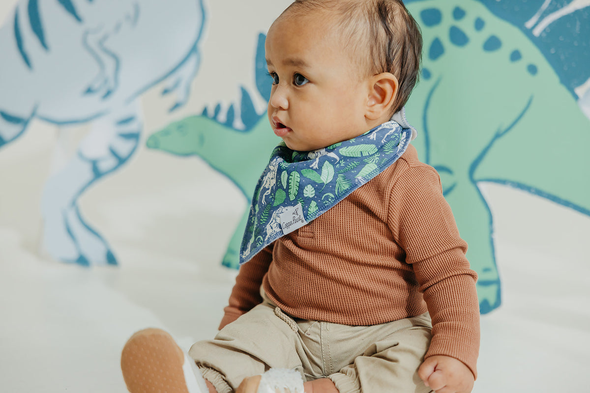 Copper Pearl Bandana Bib Set: Jurassic Park