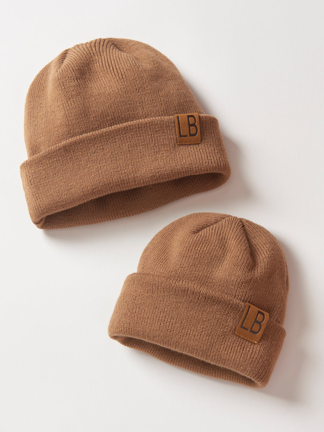 Little Bipsy Knit Beanie: Caramel