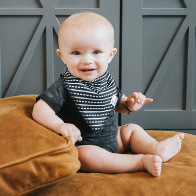 Copper Pearl Bandana Bib Set: Diesel