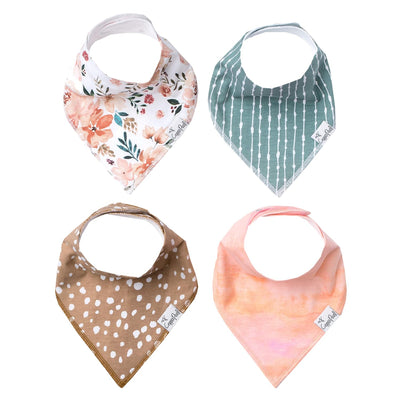 Copper Pearl Bandana Bib Set: Autumn