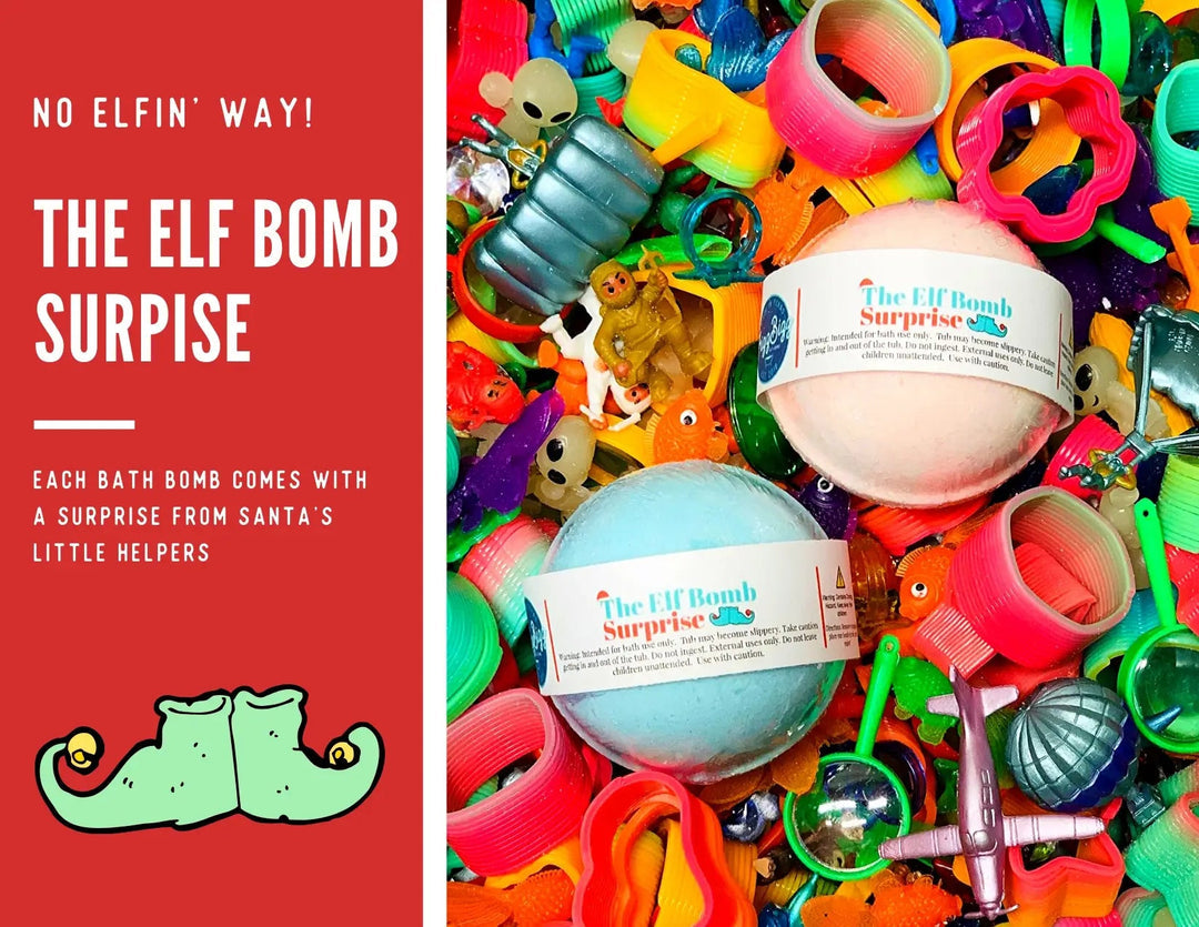 Fizz Bizz Bath Bombs: Elf Surprise Bomb