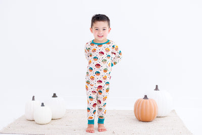 Birdie Bean Pajama Set: Sterling