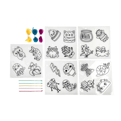 OOLY Shrink-Its! D.I.Y. Shrink Art Kit: Fun Friends