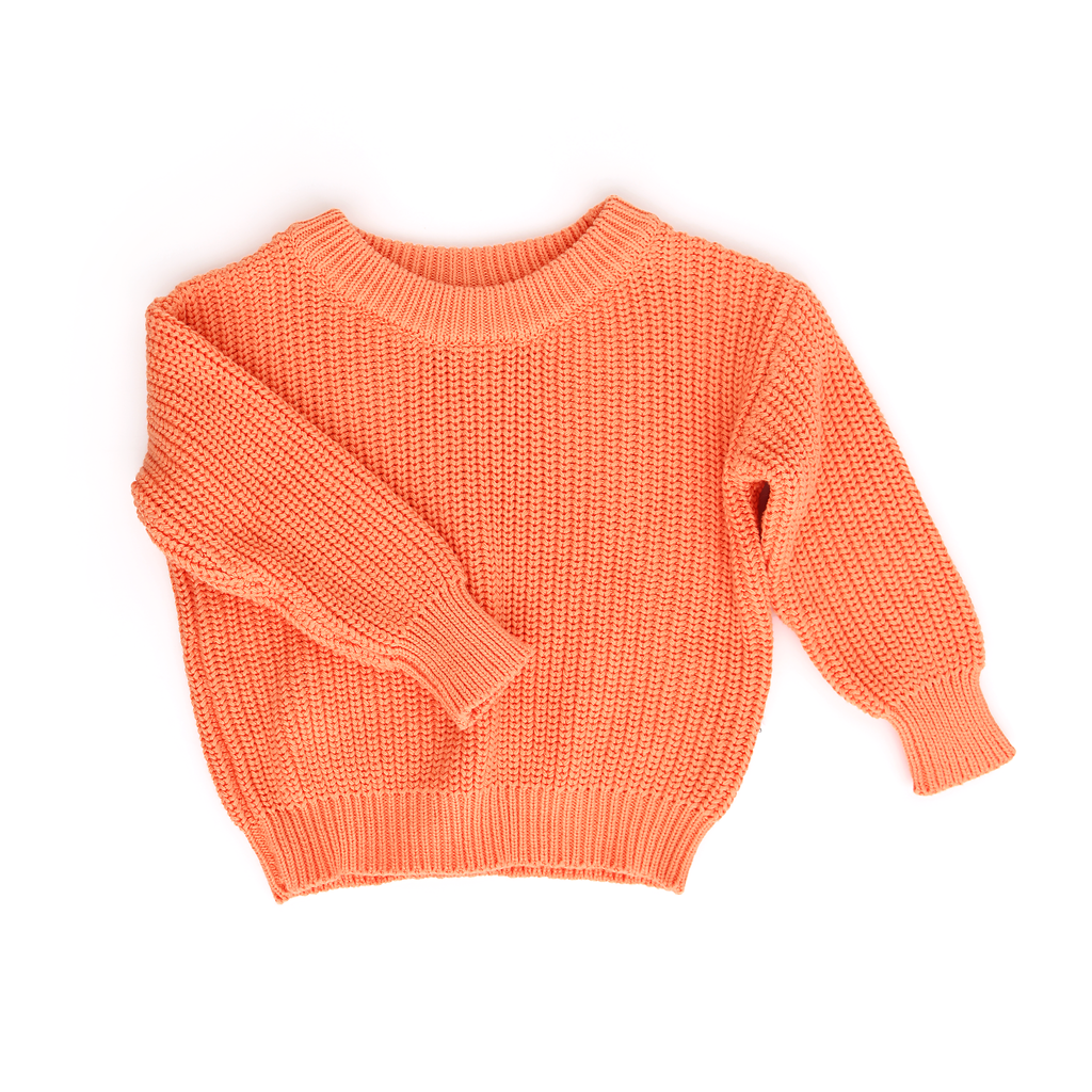 Gigi and Max Sweater: Solid Peach