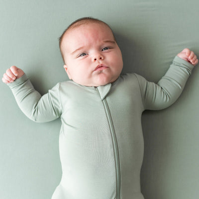 Kyte Baby Zippered Footie: Thyme