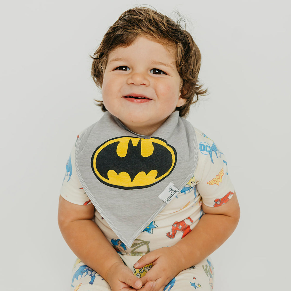 Copper Pearl Bandana Bib Set: Justice League