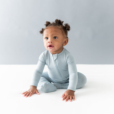 Kyte Baby Zippered Footie: Fog