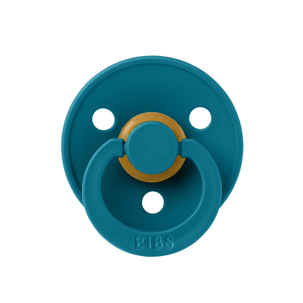 BIBS Pacifiers Classic Round (Single): Forest Lake