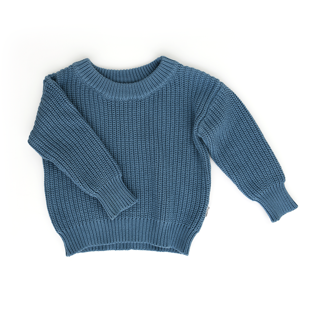 Gigi and Max Sweater: Solid Slate