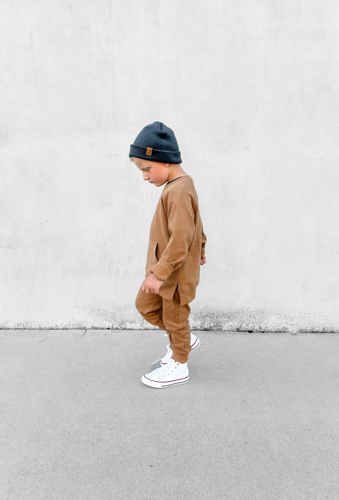 Little Bipsy Joggers: Caramel