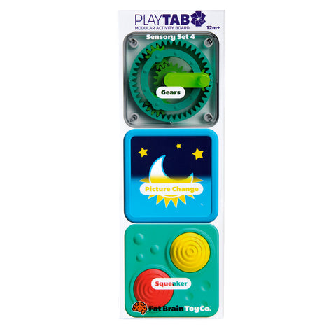 Fat Brain PlayTab Modular Tiles: Sensory Set 4