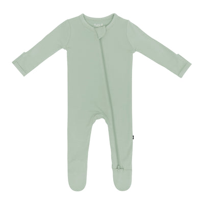 Kyte Baby Zippered Footie: Thyme