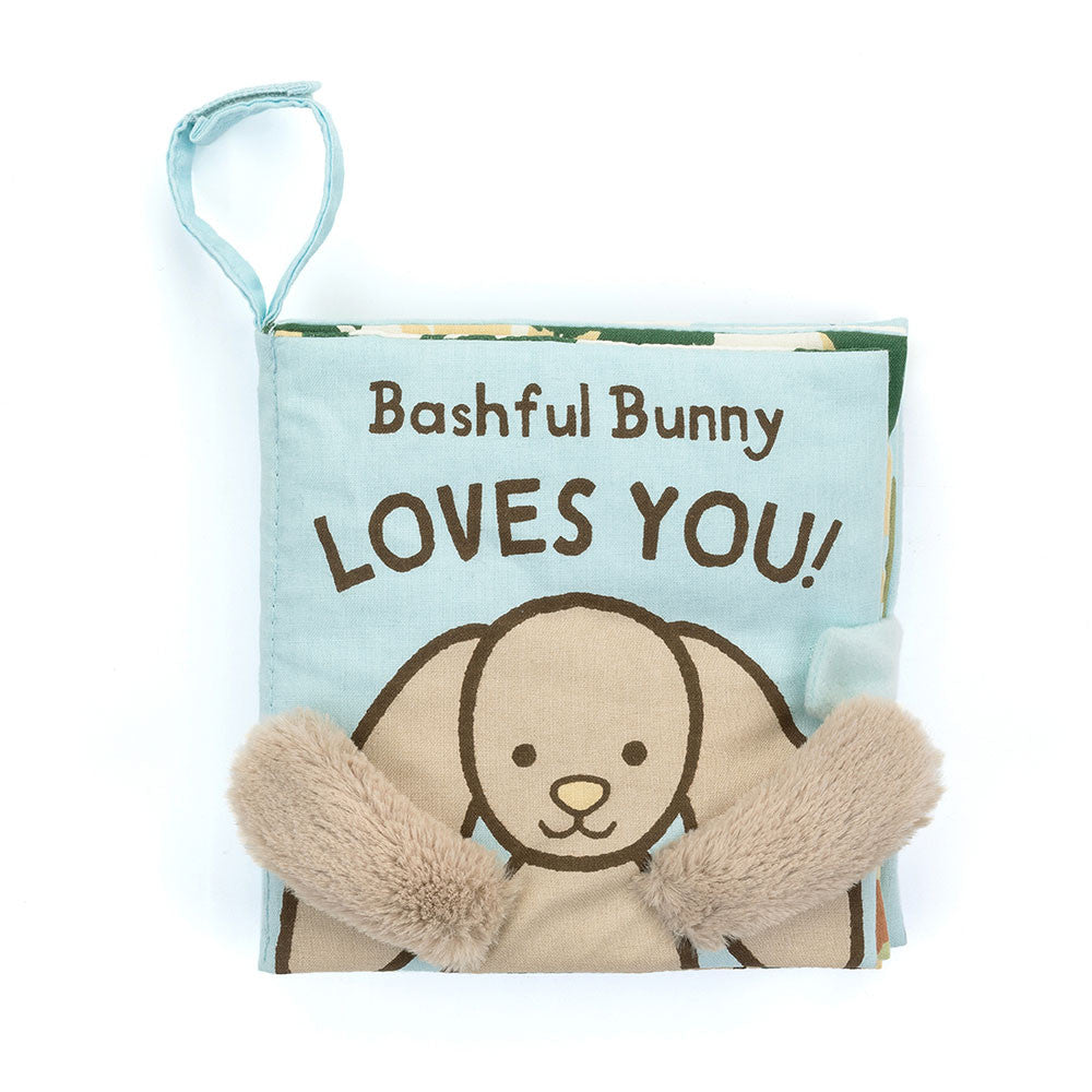 Jellycat Fabric Book: Bashful Bunny Loves You Book