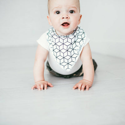 Copper Pearl Bandana Bib Set: Wild