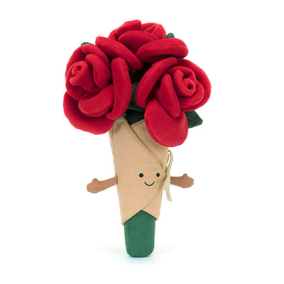 LIMIT 1 PER PERSON Jellycat: Amuseable Rose Bouquet (12")