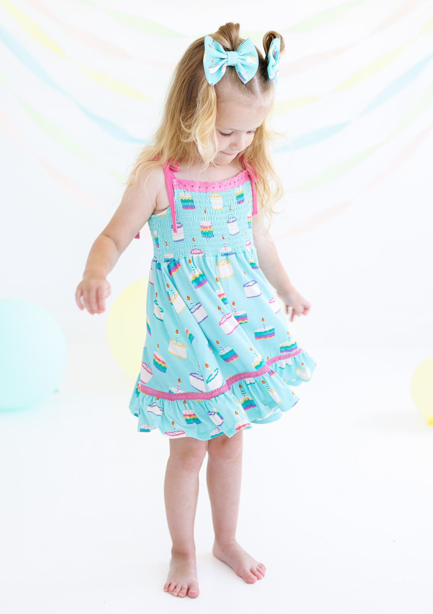 Birdie Bean Smocked Birdie Dress: Harlow