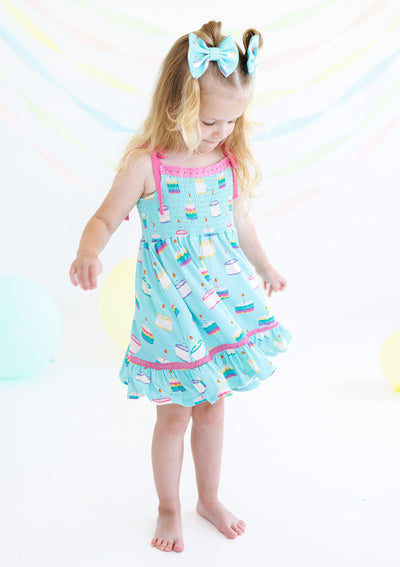 Birdie Bean Smocked Birdie Dress: Harlow