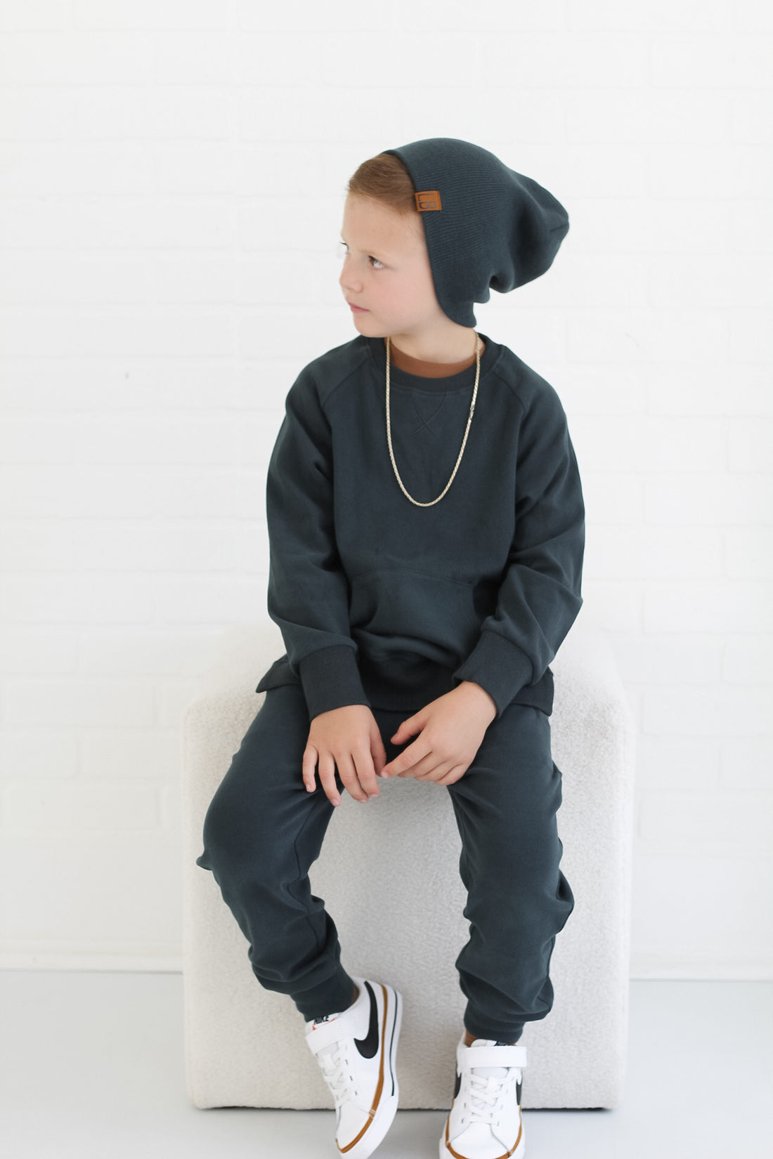 Little Bipsy Pocket Pullover: Night Fall