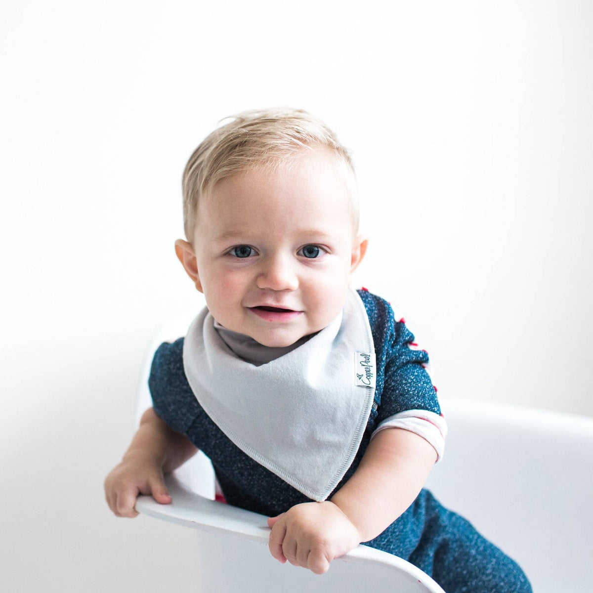 Copper Pearl Bandana Bib Set: Oxford