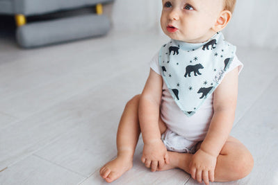 Copper Pearl Bandana Bib Set: Archer