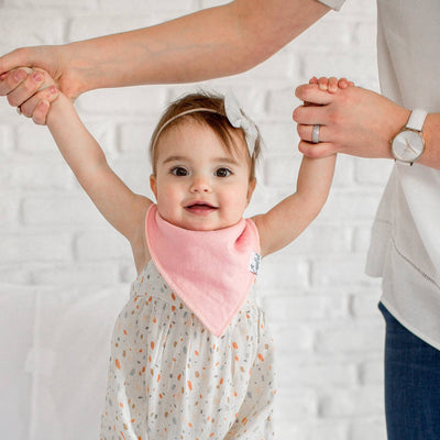 Copper Pearl Bandana Bib Set: Sweetheart