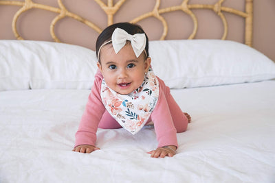 Copper Pearl Bandana Bib Set: Autumn