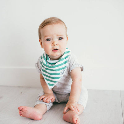 Copper Pearl Bandana Bib Set: Oxford