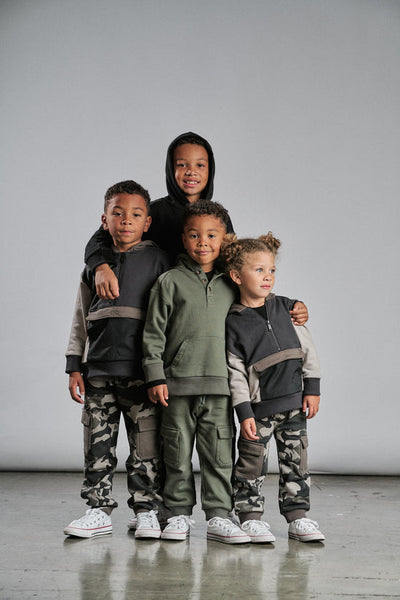 Little Bipsy Cargo Jogger: Pine