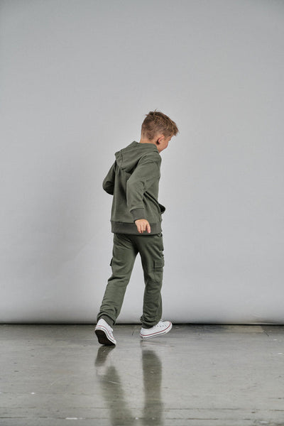 Little Bipsy Cargo Jogger: Pine