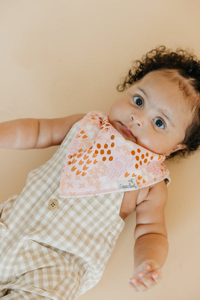 Copper Pearl Bandana Bib Set: Rue