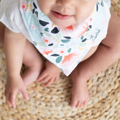 Copper Pearl Bandana Bib Set: Leilani