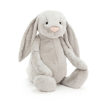 Jellycat: Bashful Silver Bunny Giant (37")