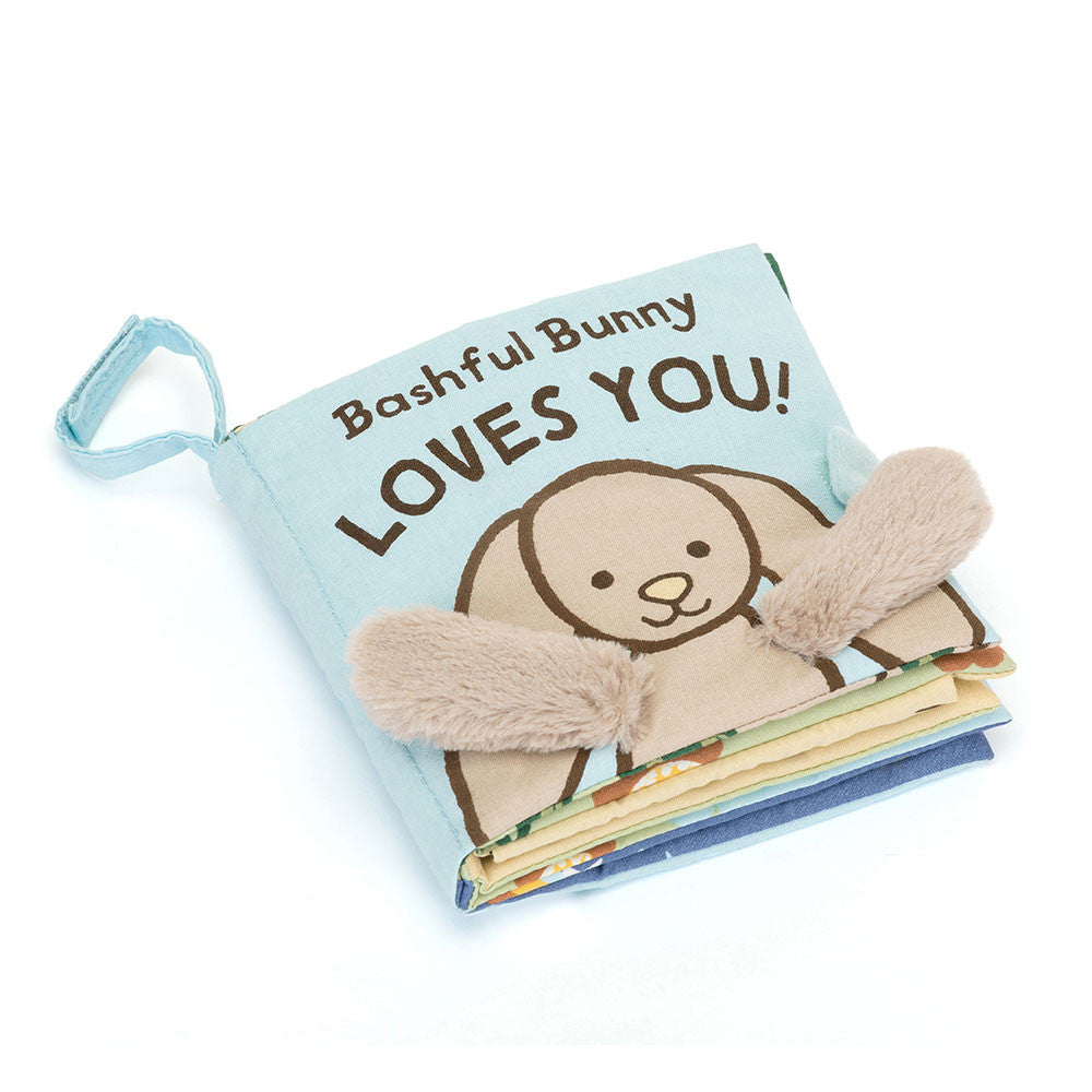 Jellycat Fabric Book: Bashful Bunny Loves You Book