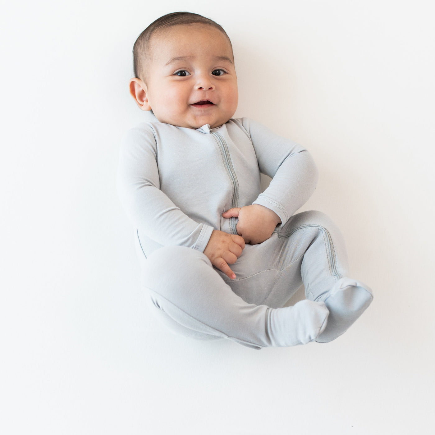 Kyte Baby Zippered Footie: Storm