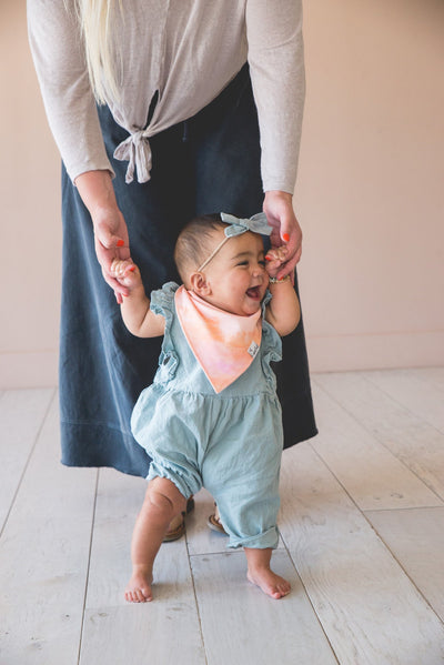 Copper Pearl Bandana Bib Set: Autumn