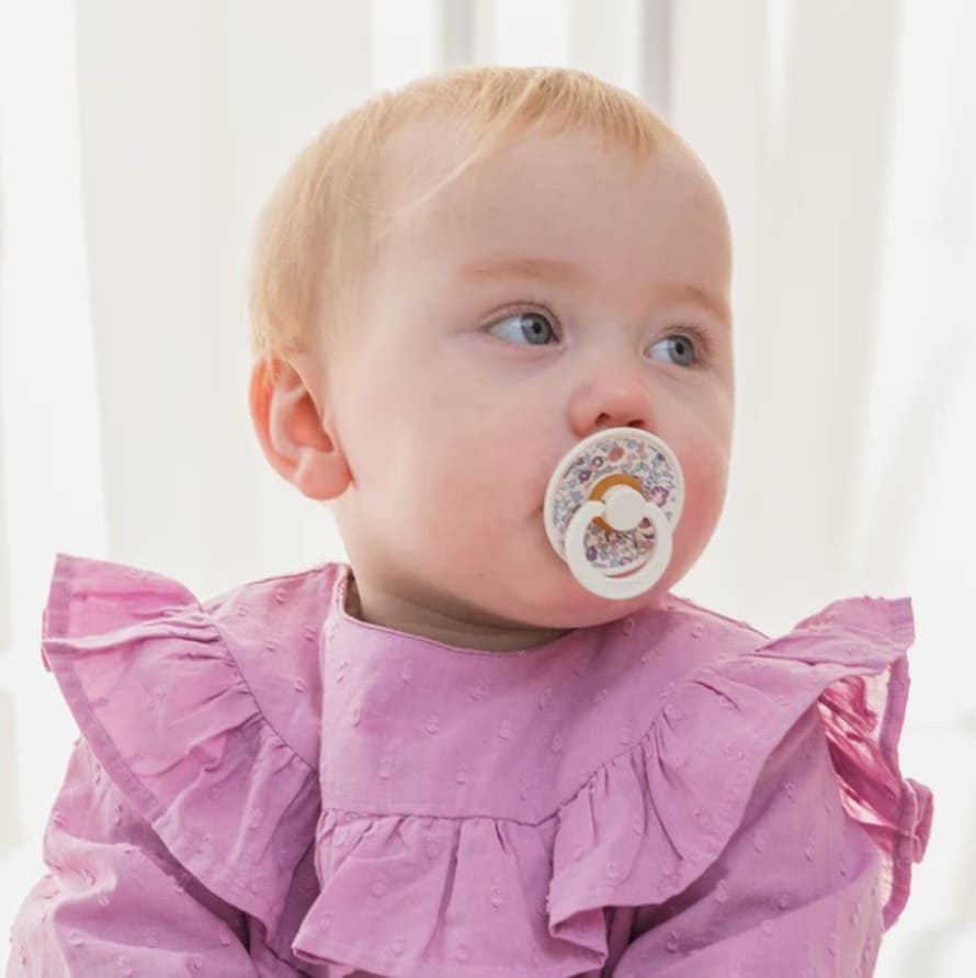 BIBS Pacifiers Eloise Latex 2 Pack: Blush Mix