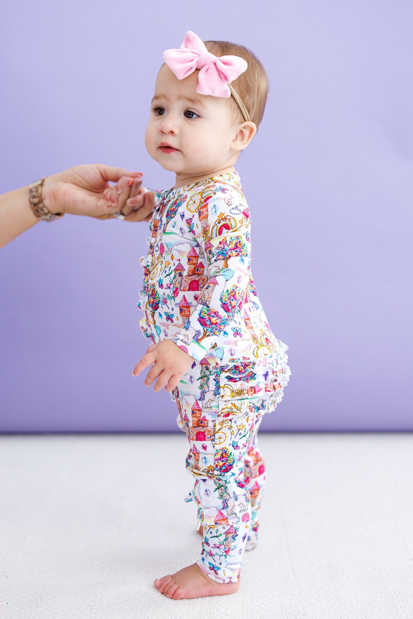 Birdie Bean Convertible Ruffle Romper: Ella