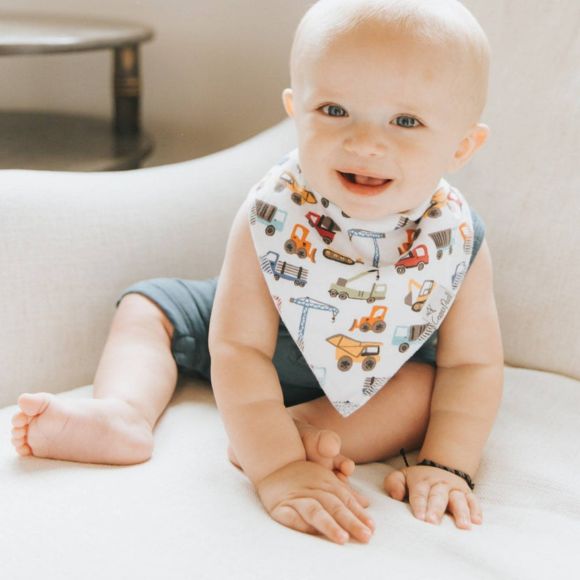 Copper Pearl Bandana Bib Set: Diesel