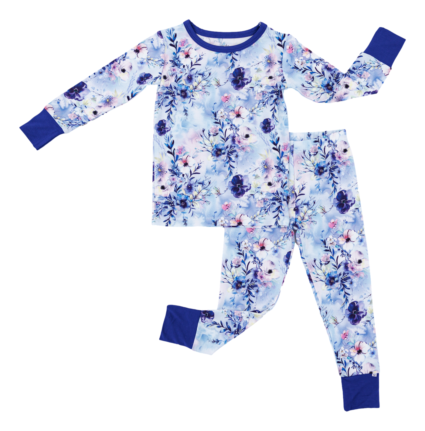 Birdie Bean Pajama Set: Winter Floral