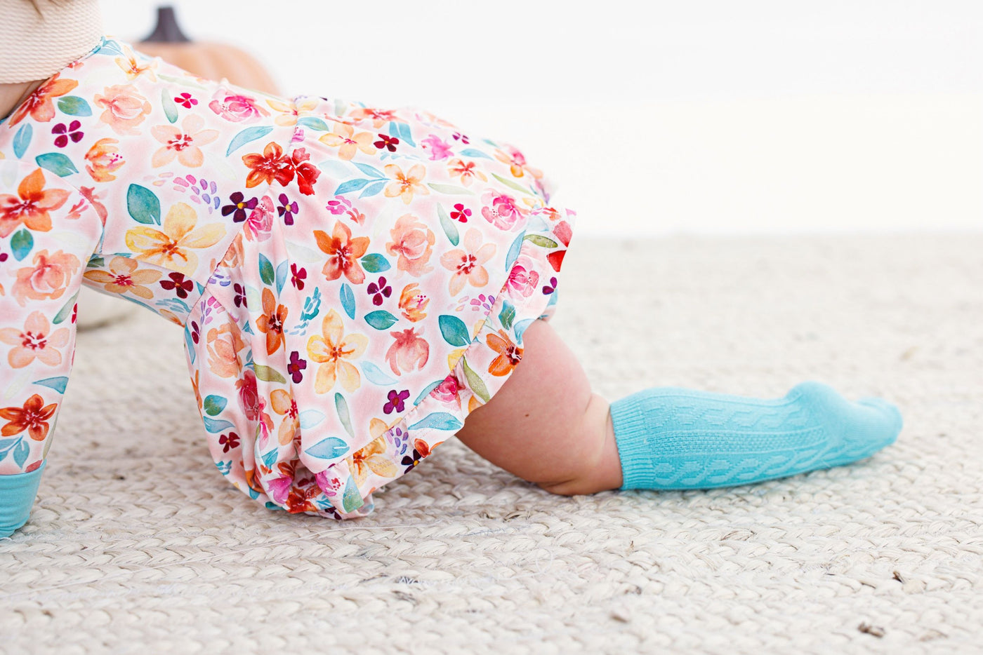 Birdie Bean Knee High Socks Set: Moss and Latte