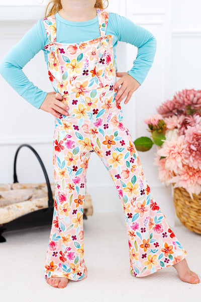 Birdie Bean Overall Jumpsuit: Pearl