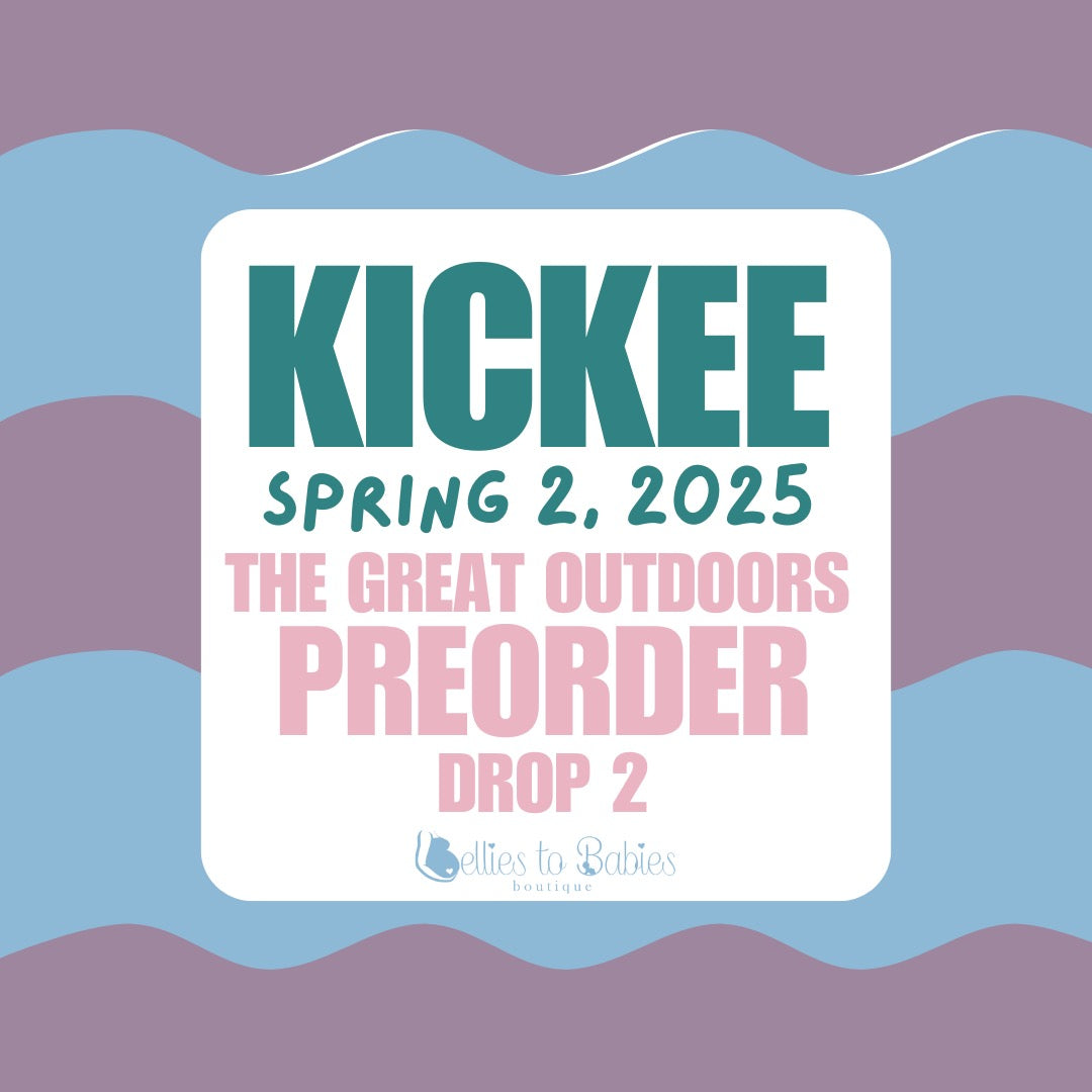 Kickee Pants Spring 2, 2025 PRE-ORDER DROP 2: Long Sleeve Pajama Set - Seaside Blue On the Way (Graphic Tee)