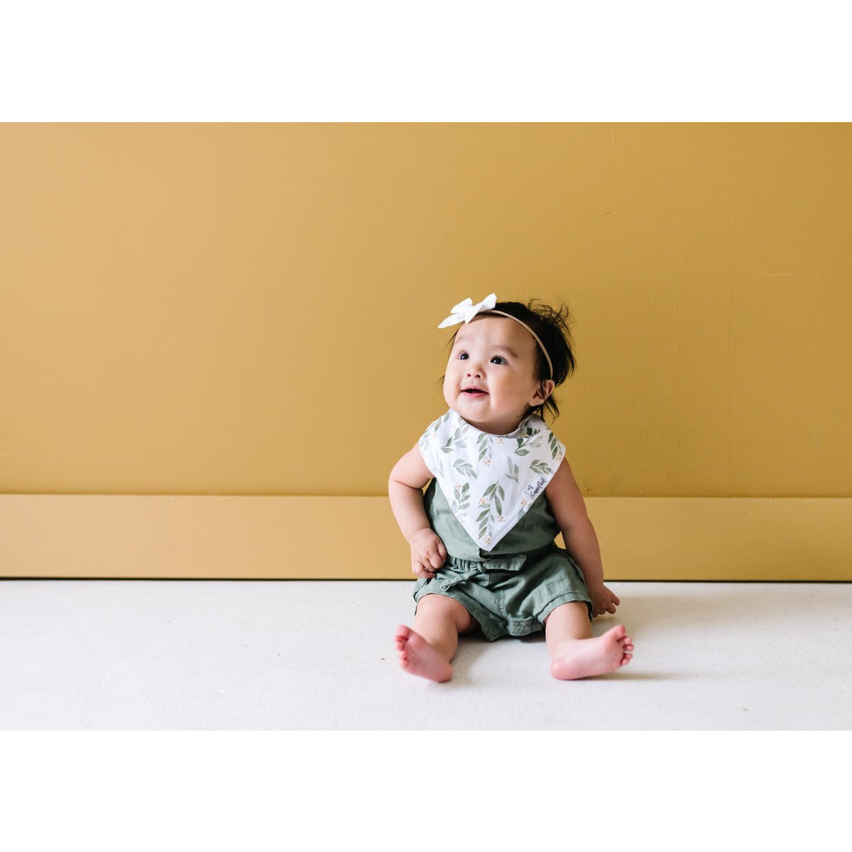 Copper Pearl Bandana Bib Set: Hope