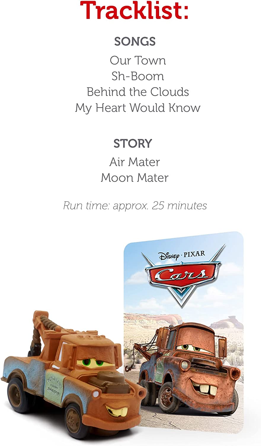 Tonies Disney Audio Play Character: Mater - Cars 2